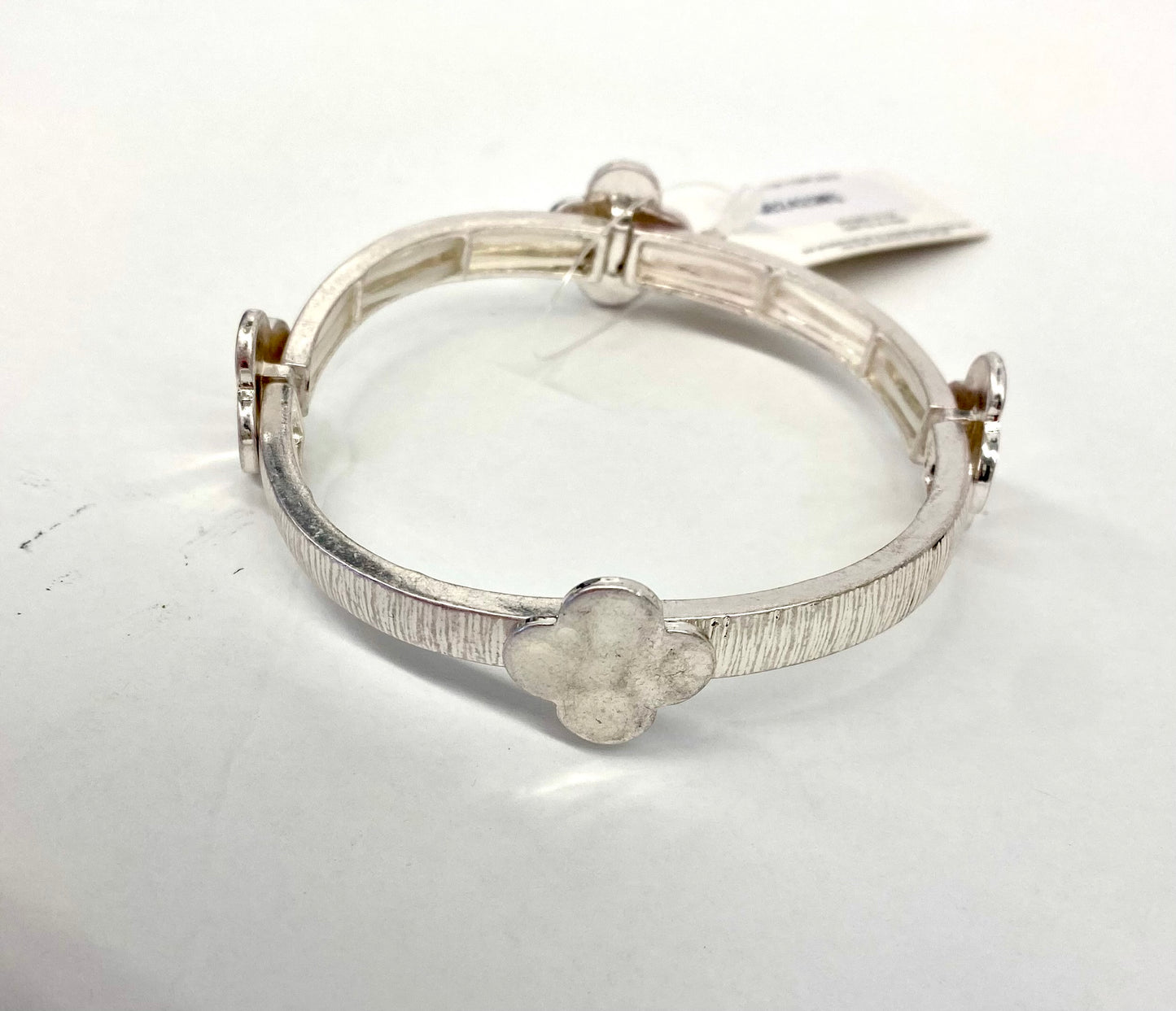 Stretch Bangle Clover Bracelet