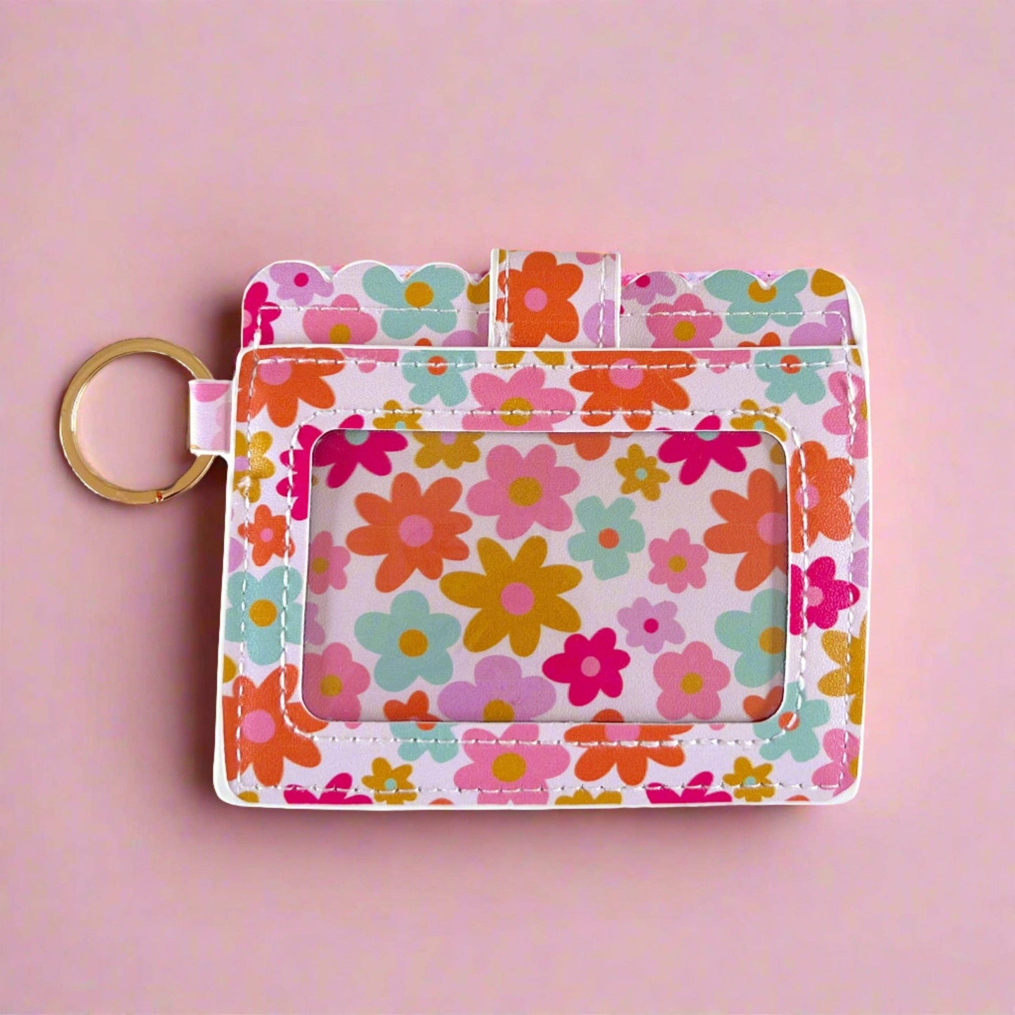 Wallet/Keychain - Retro Florals