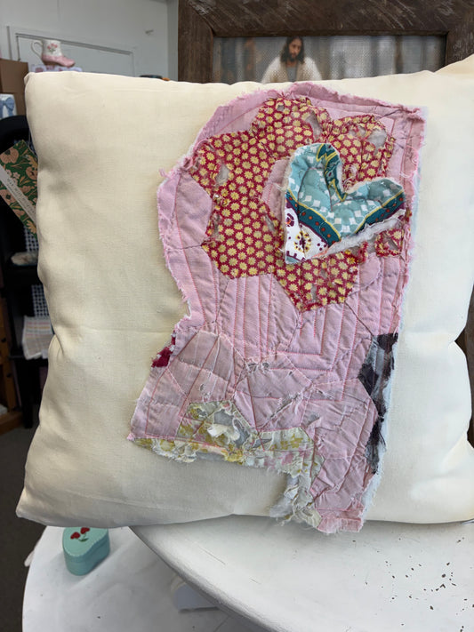 Mississippi Quilted Pillow 18x18