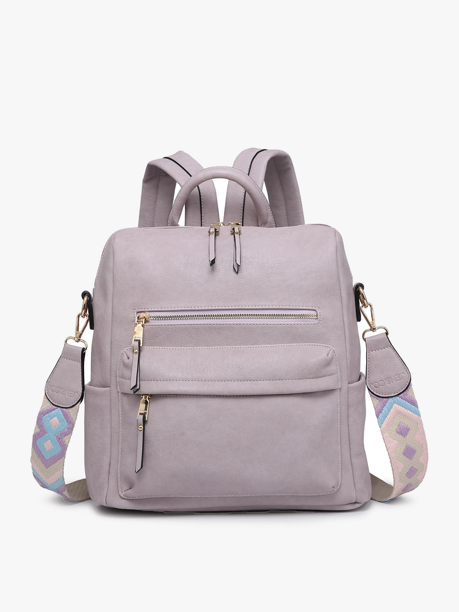 Amelia Convertible Backpack w/ Guitar Strap | Lt. Grey
