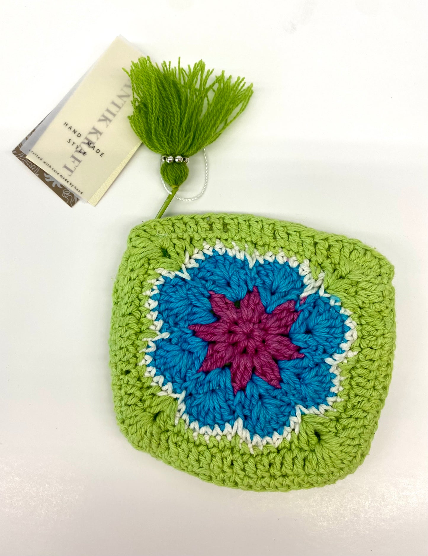 Rochelle Crochet Flower Coin Pouch