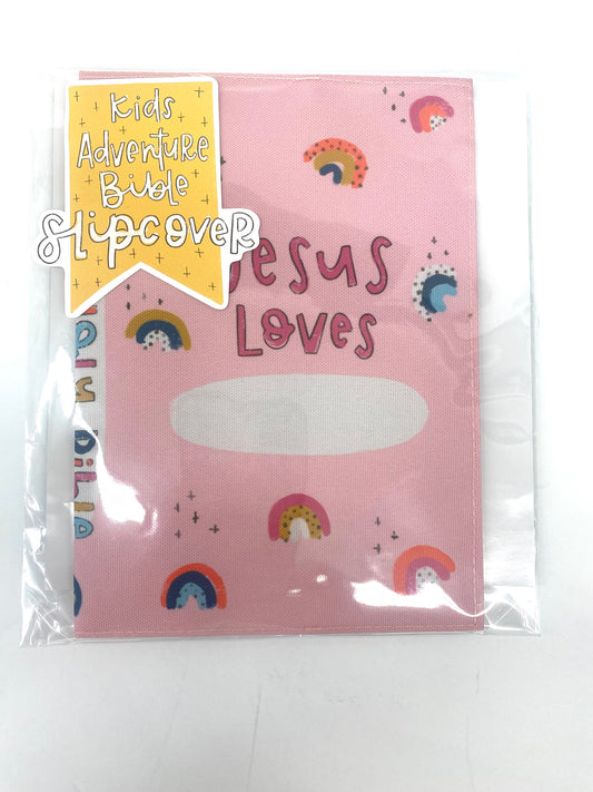 Kids Adventure Bible Slipcover by Kingfolk Co. “Jesus Loves” add your child’s name!!