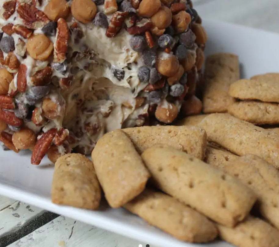 Turtle Cheesecake Cheeseball Mix