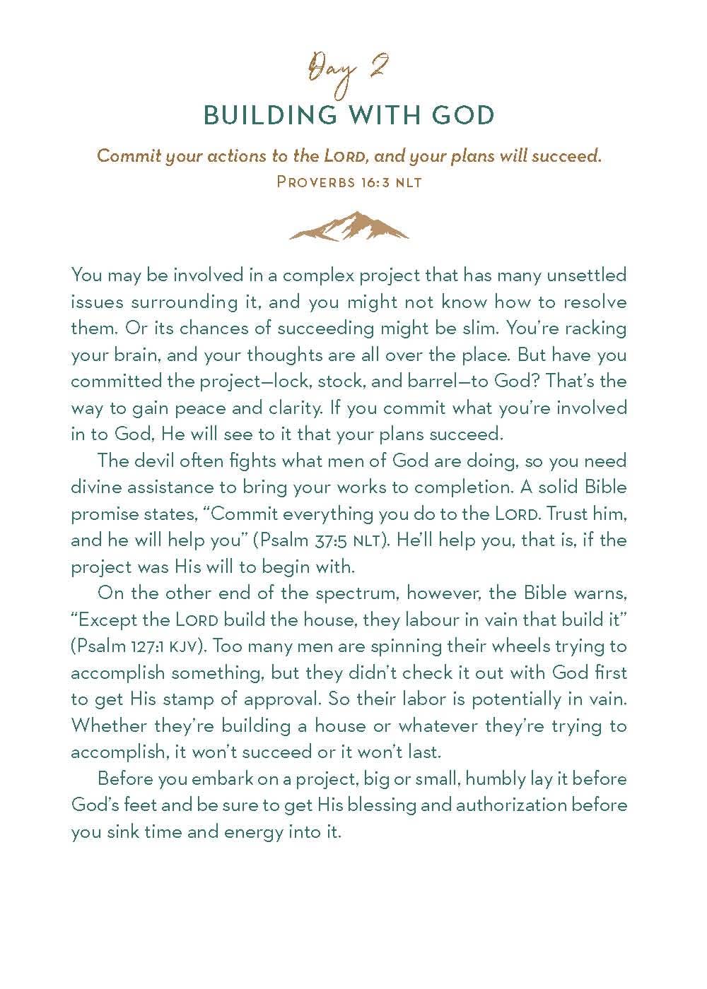 Encouraging Words for Men