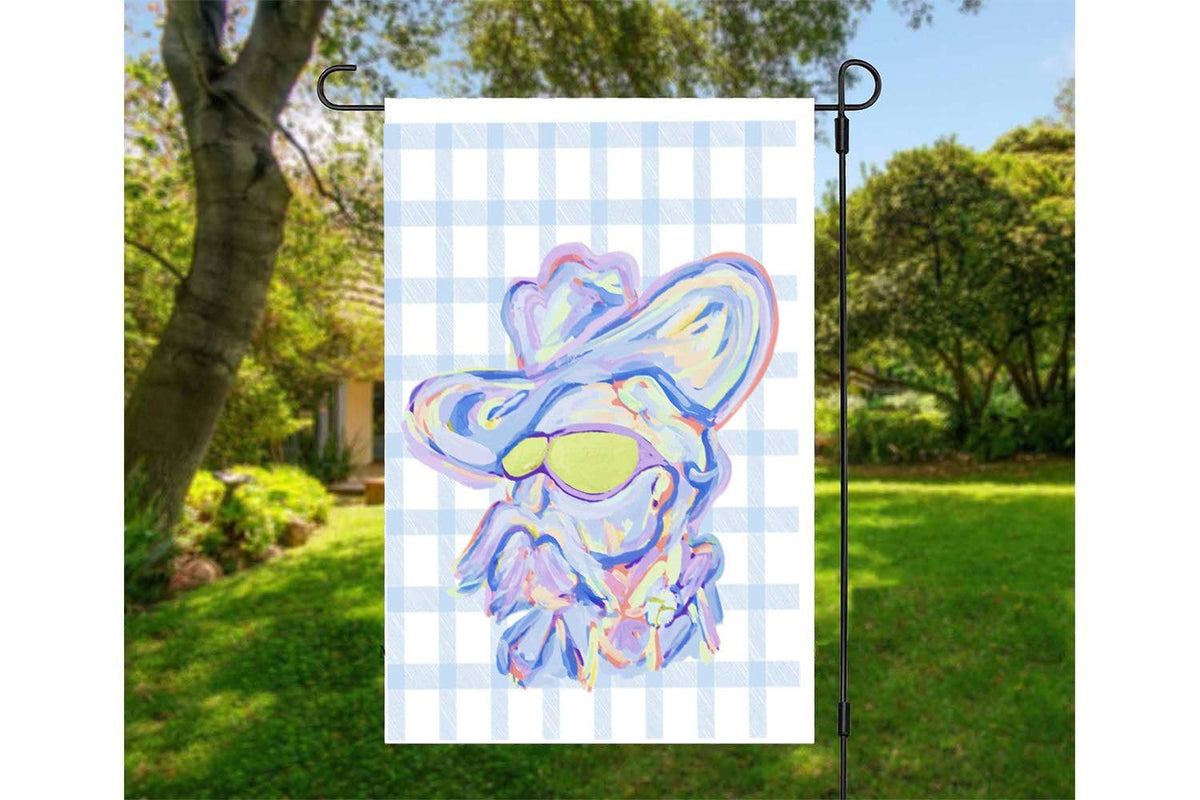 Fun Rebel Mascot Garden Flag