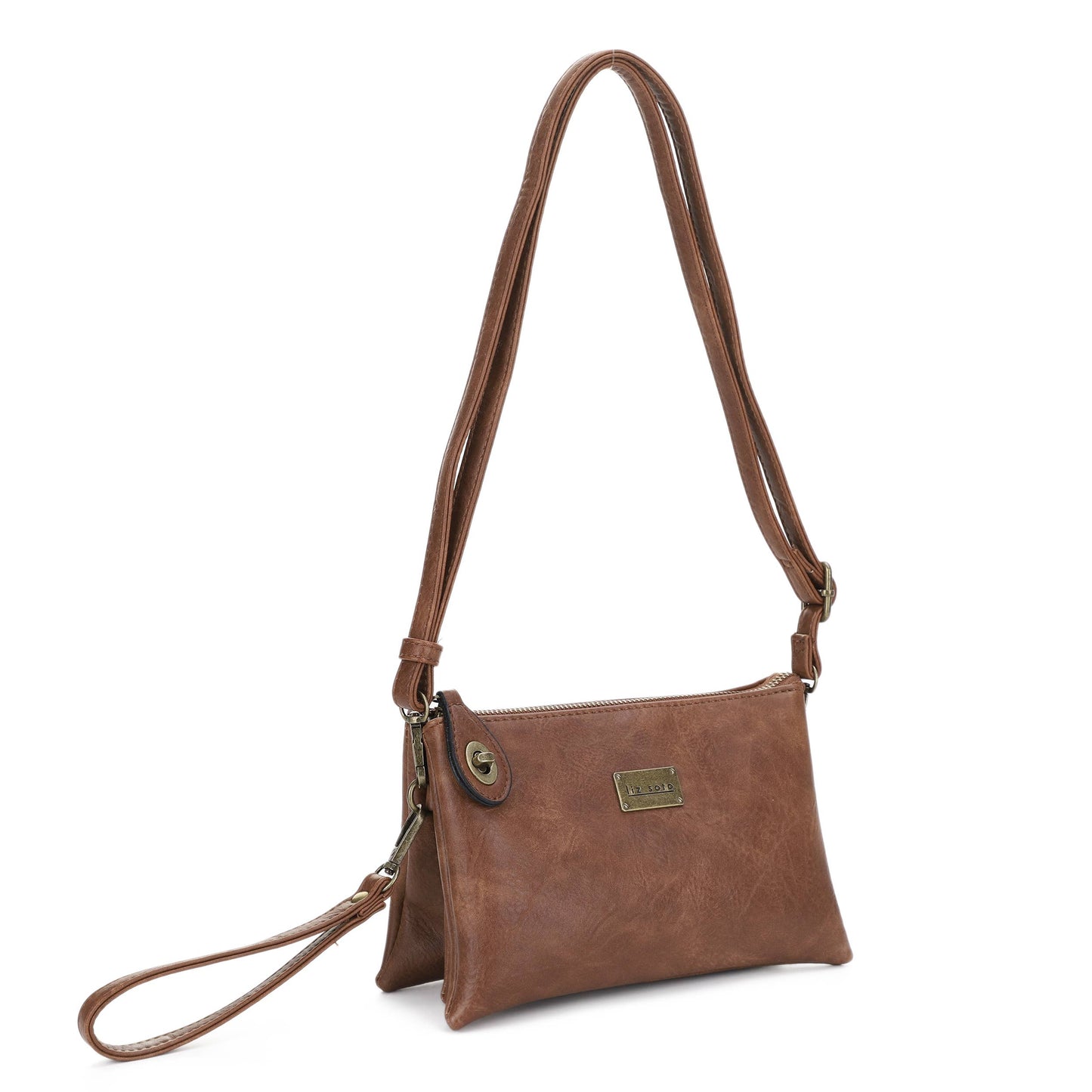 Liz Soto Ella 3311 cross-body and wristlet: Black / Cross body