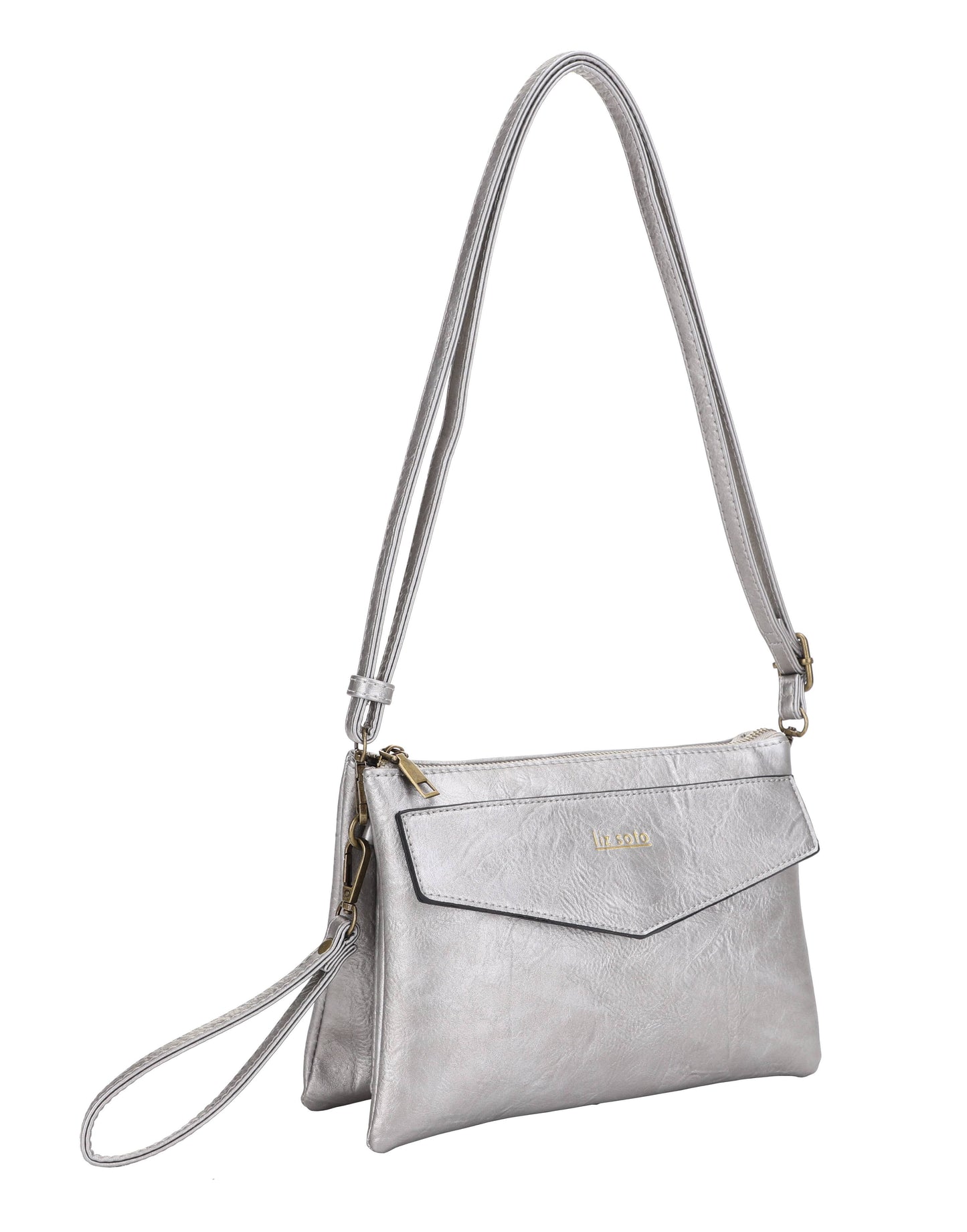 Lexi 3318 cross body with wristlet: Denim