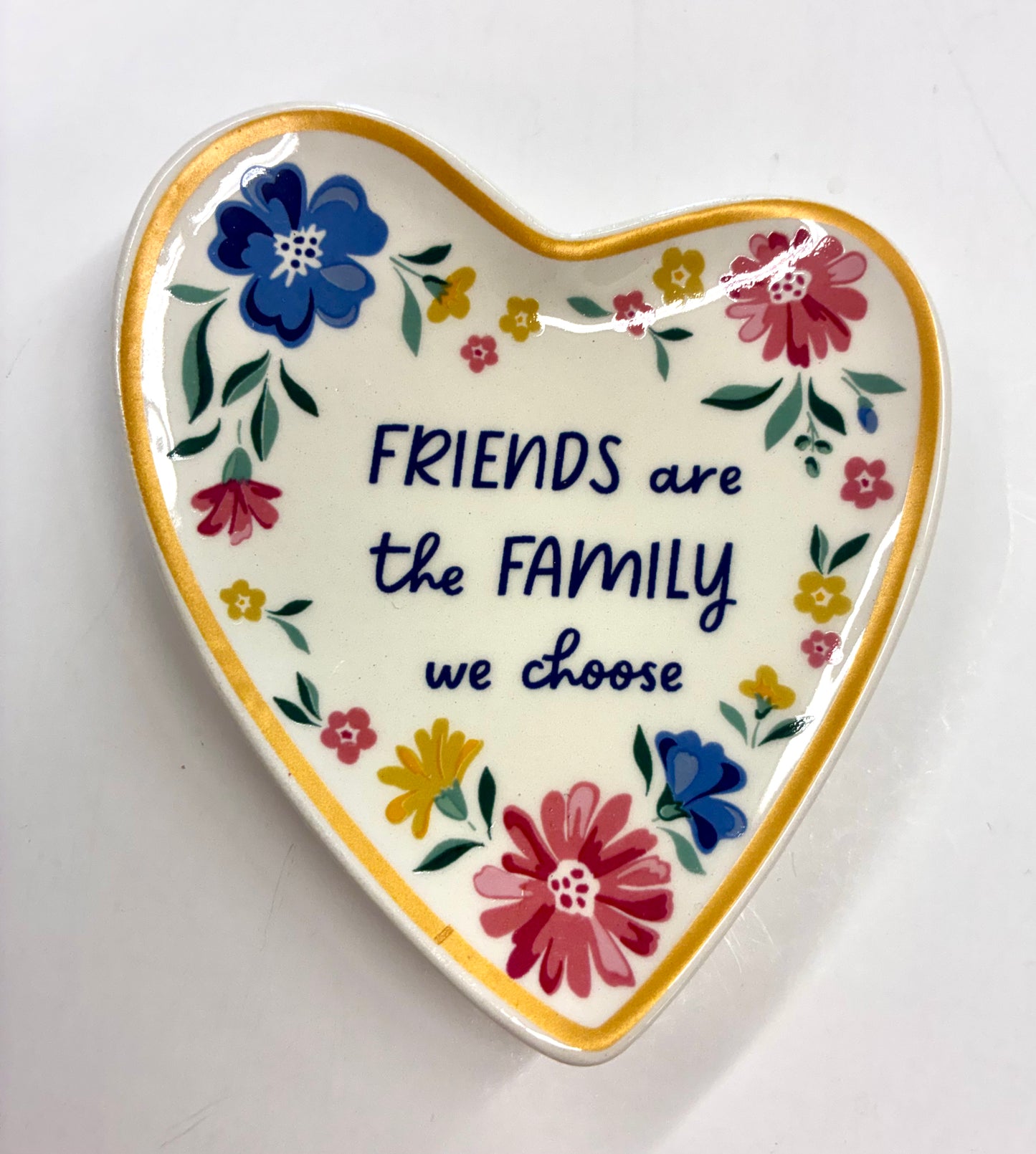 Friend Heart Shaped Trinket Dish
