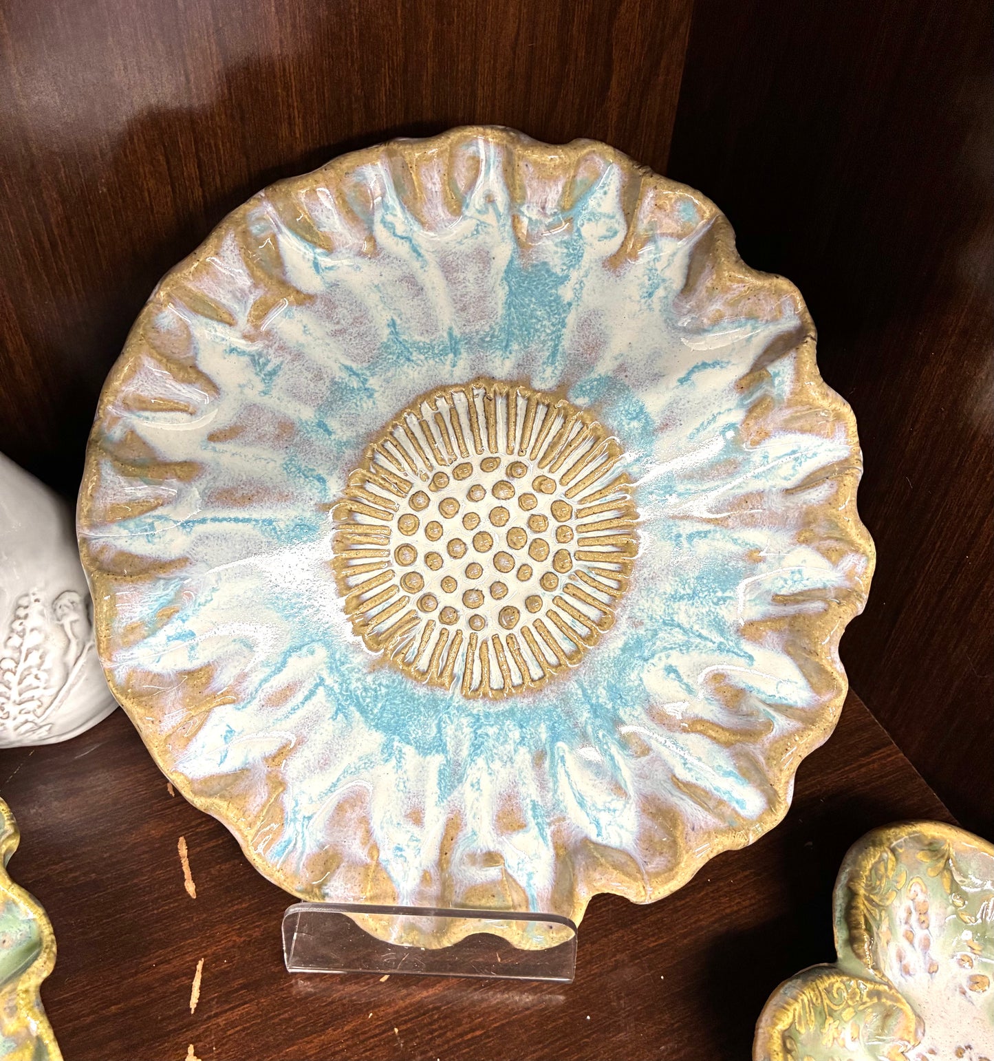 Blossom Plate Tab Boren Pottery (Ocean Springs)