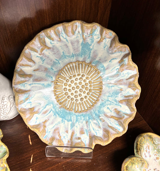 Blossom Plate Tab Boren Pottery (Ocean Springs)