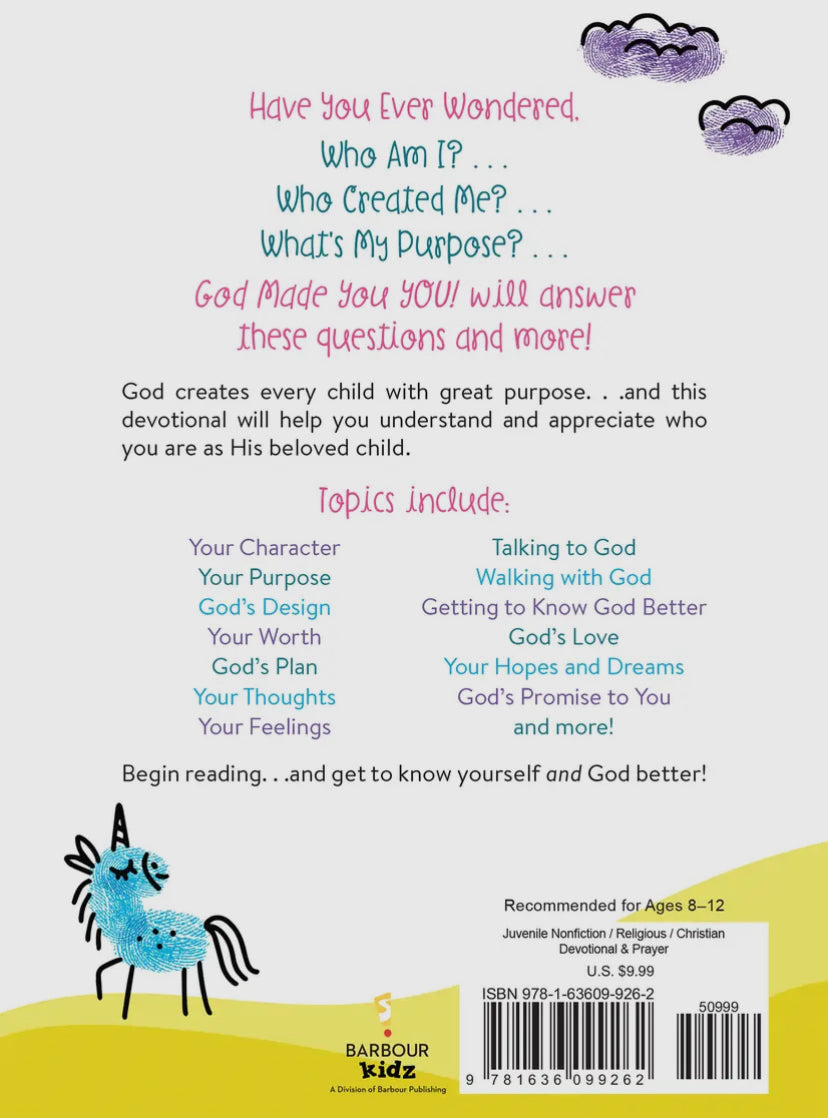 God Made You YOU! - Devotional for Girls