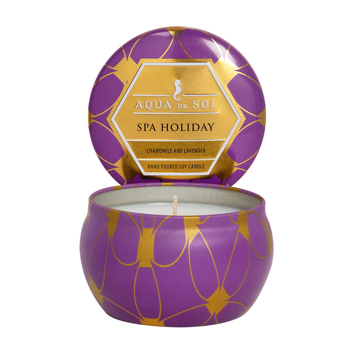 Spa Holiday 4oz Aqua De SOi Candle Tin