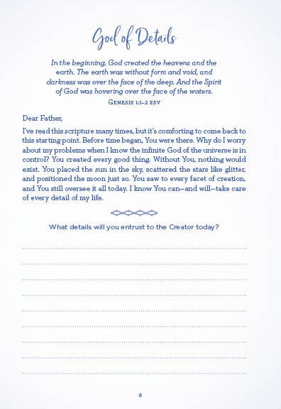 My Prayer Journal: 3-Minute Prayers for the Worried Heart