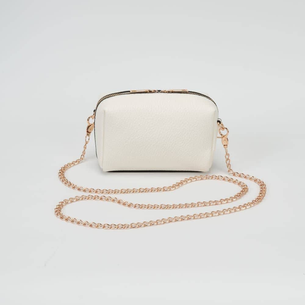 Mia Mini Crossbody with Gold Link Chain