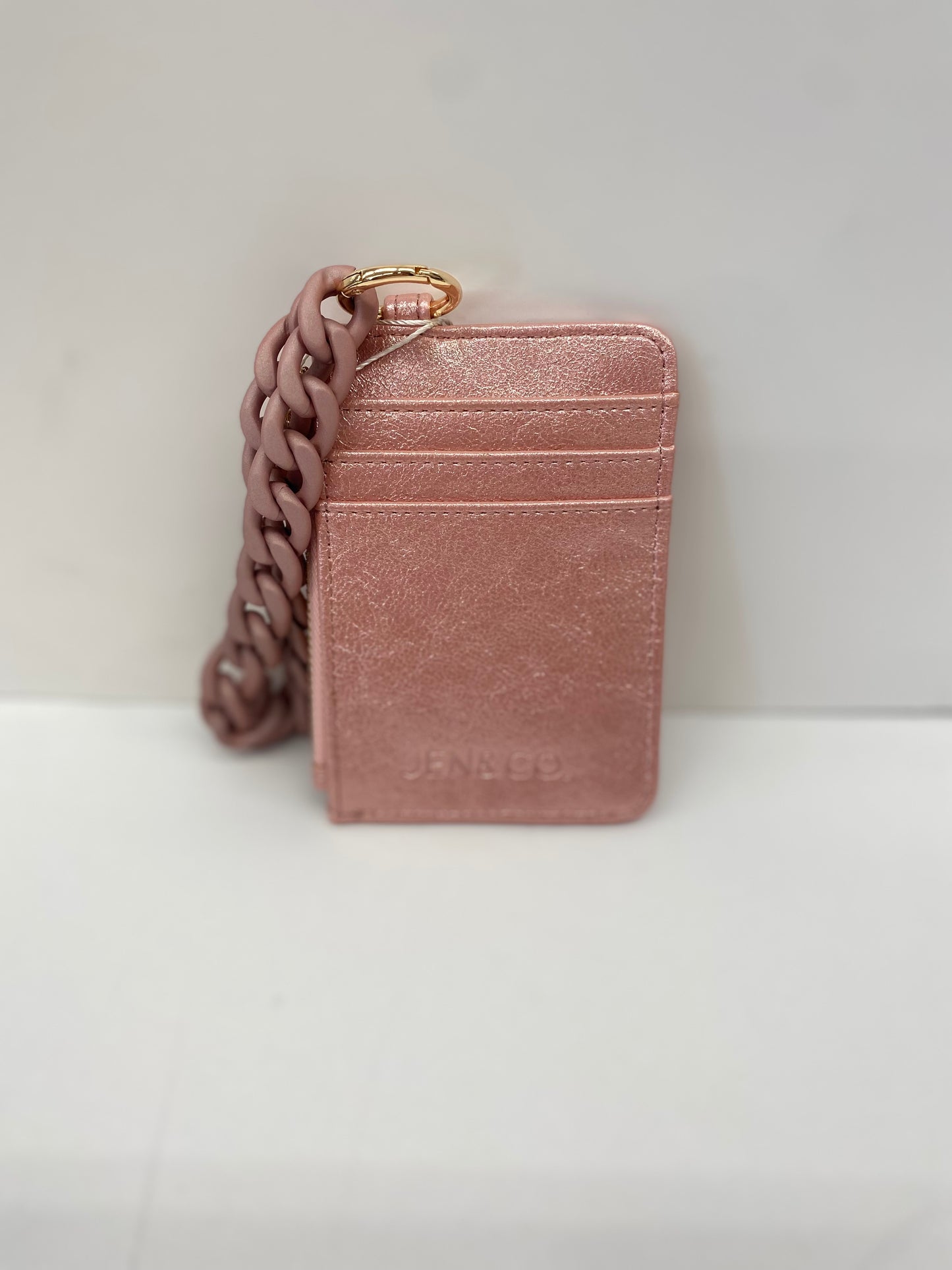 Jen & Co. Rhodes Quilted Wallet w/ Chain Bangle  Cupid Color