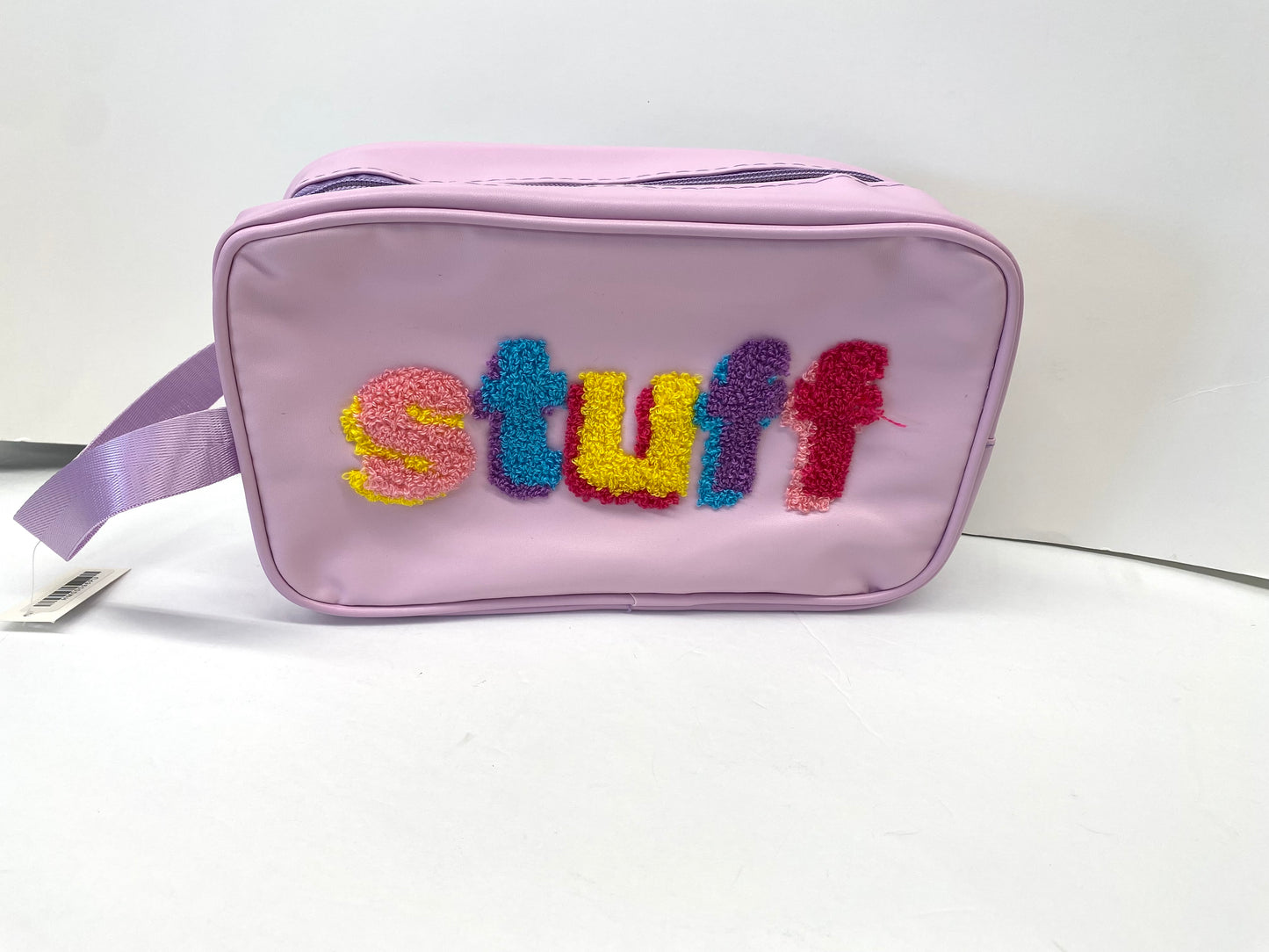 Multi Color “Stuff” Rectangle Cosmetic Bag / 4 colors available