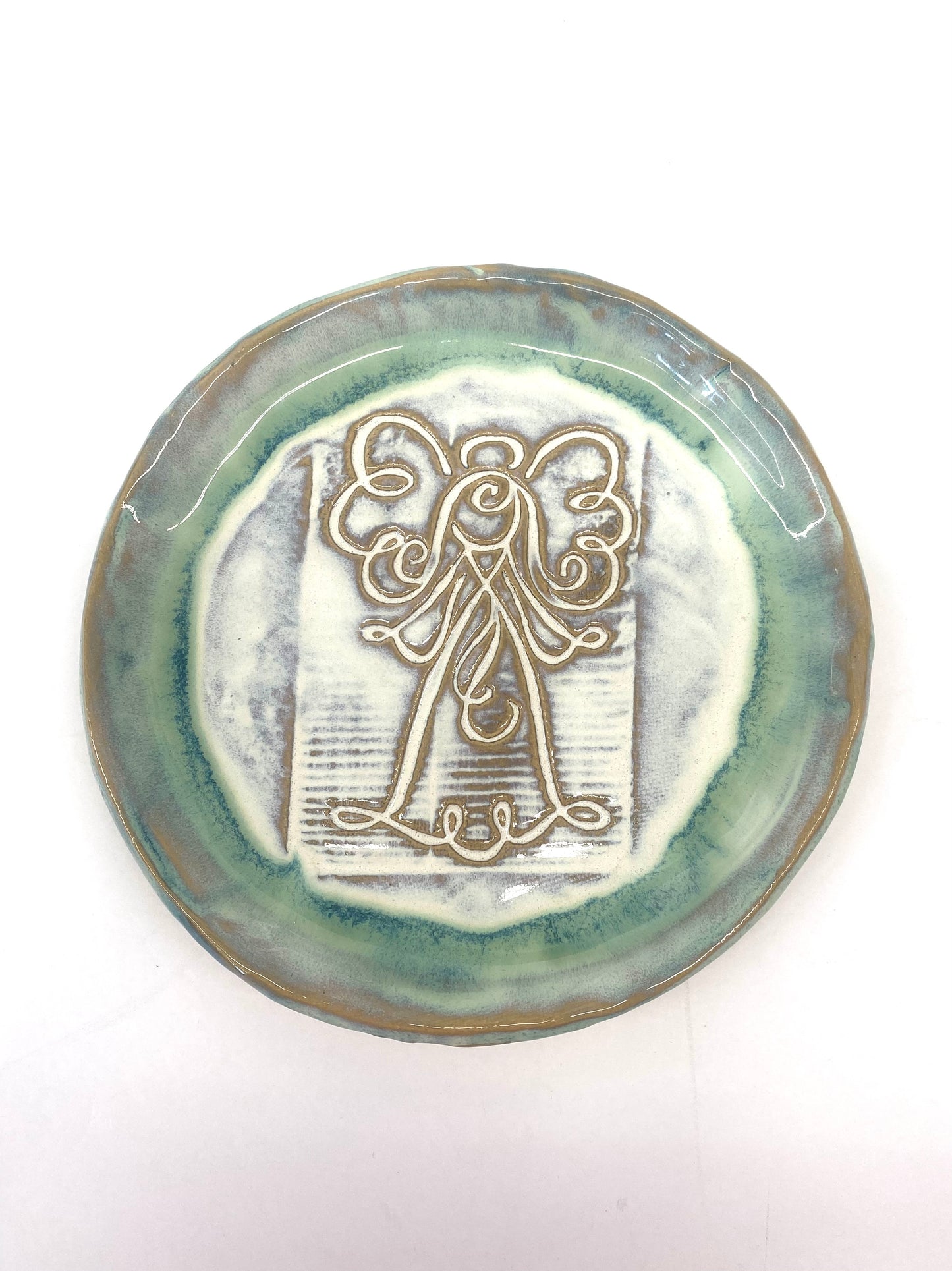 Tab Boren Pottery - Angel Plate