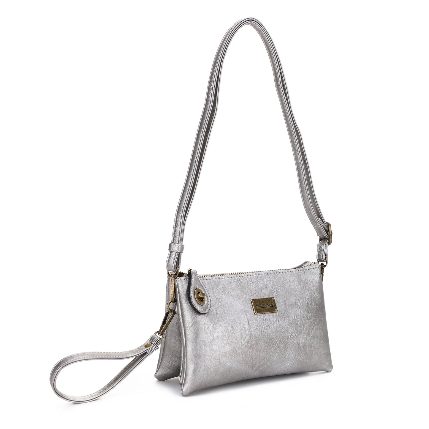Ella 3311 cross-body and wristlet: Denim / Cross body - Liz Soto