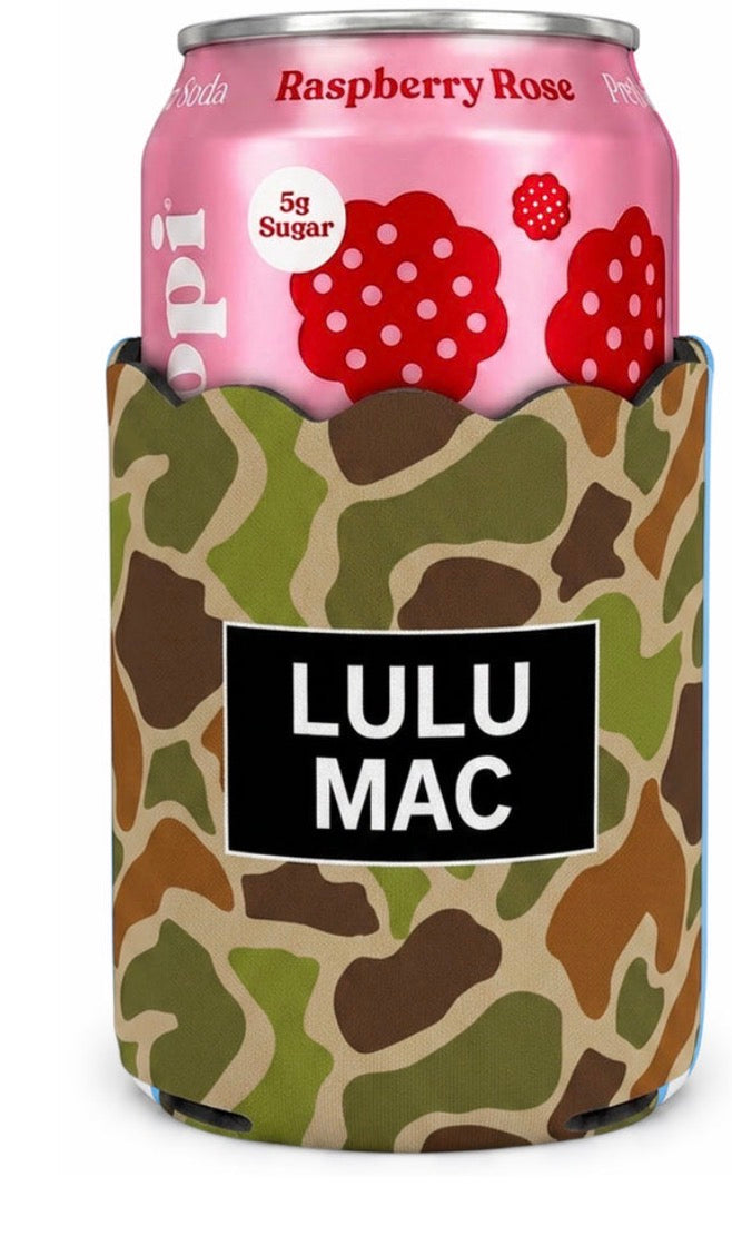 LULU MAC Camo Koozie