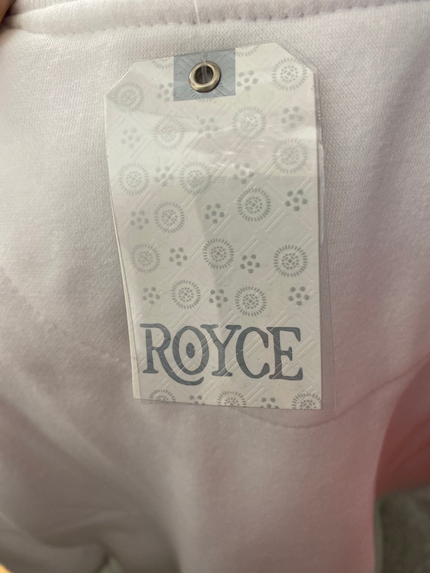 Leopard “Game Day” arch White Long Sleeve Blousant Royce Fleece