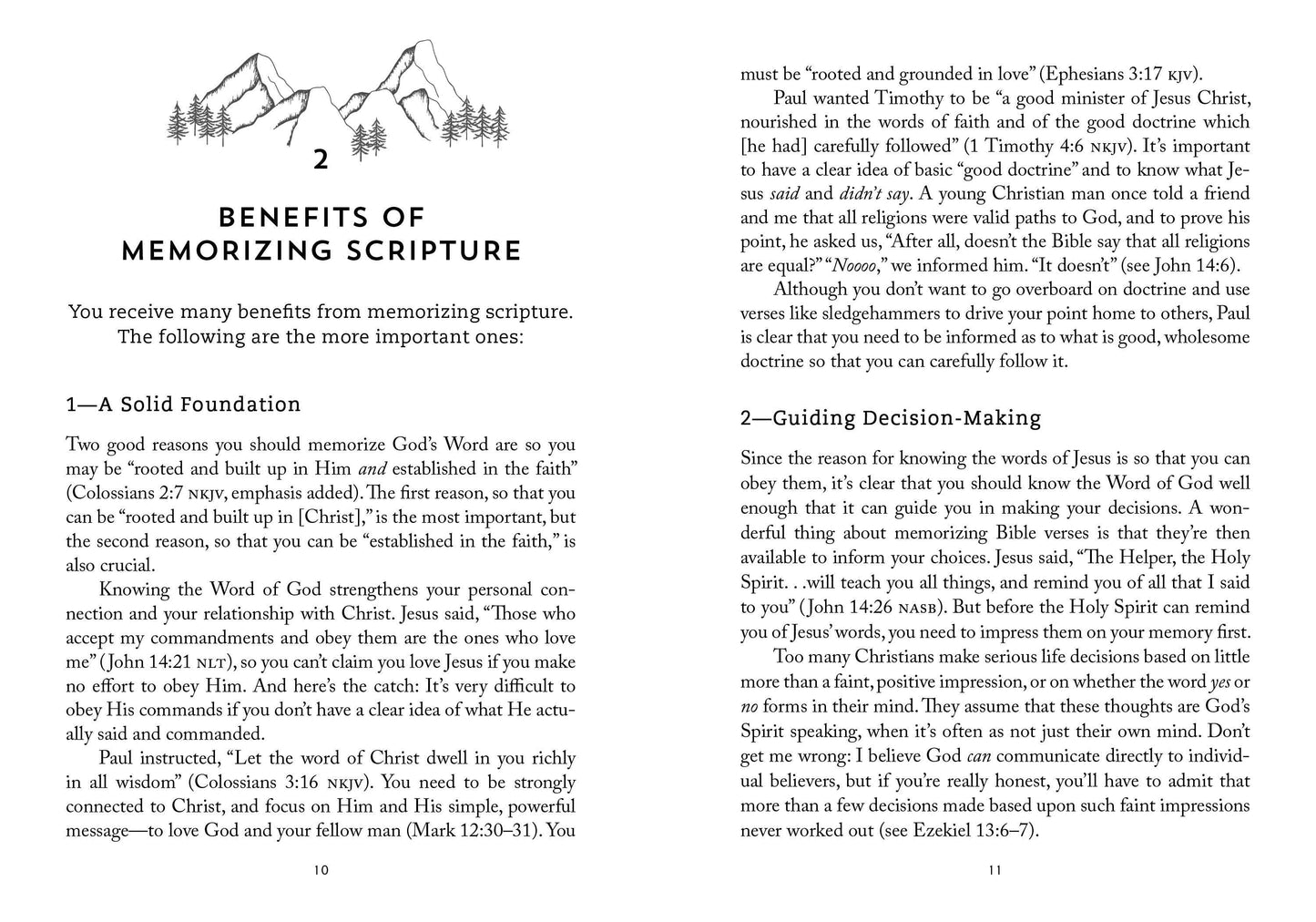 Men's Scripture Memory Guide