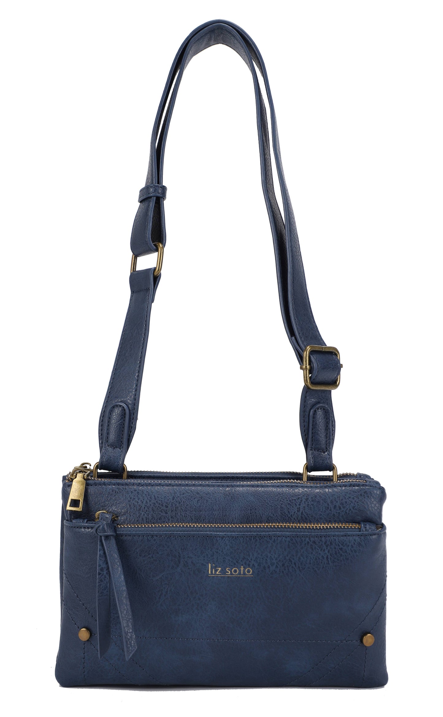 Zoe 3324 Cross Body: Navy - Liz Soto