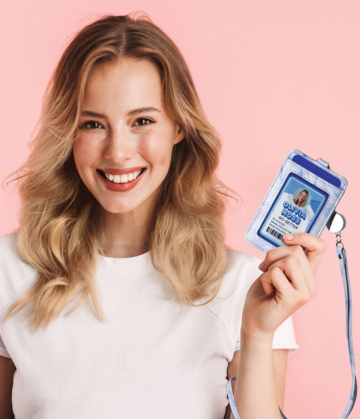 Olivia Moss Me Myself and Dye Retractable Lanyard