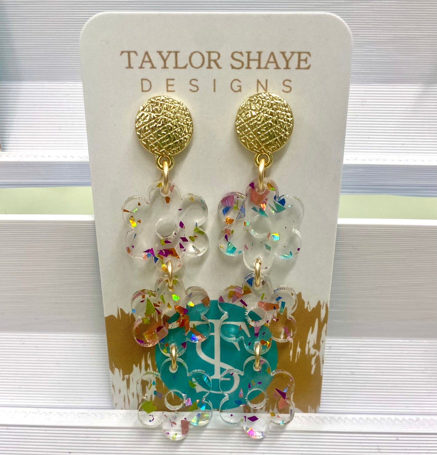 Taylor Shaye Daisy Confetti Earrings