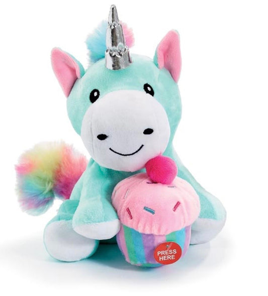Musical Birthday Unicorn w/ Cupcake