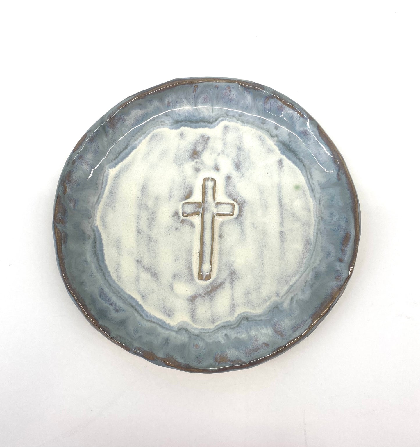 Tab Boren Pottery - Cross Plate