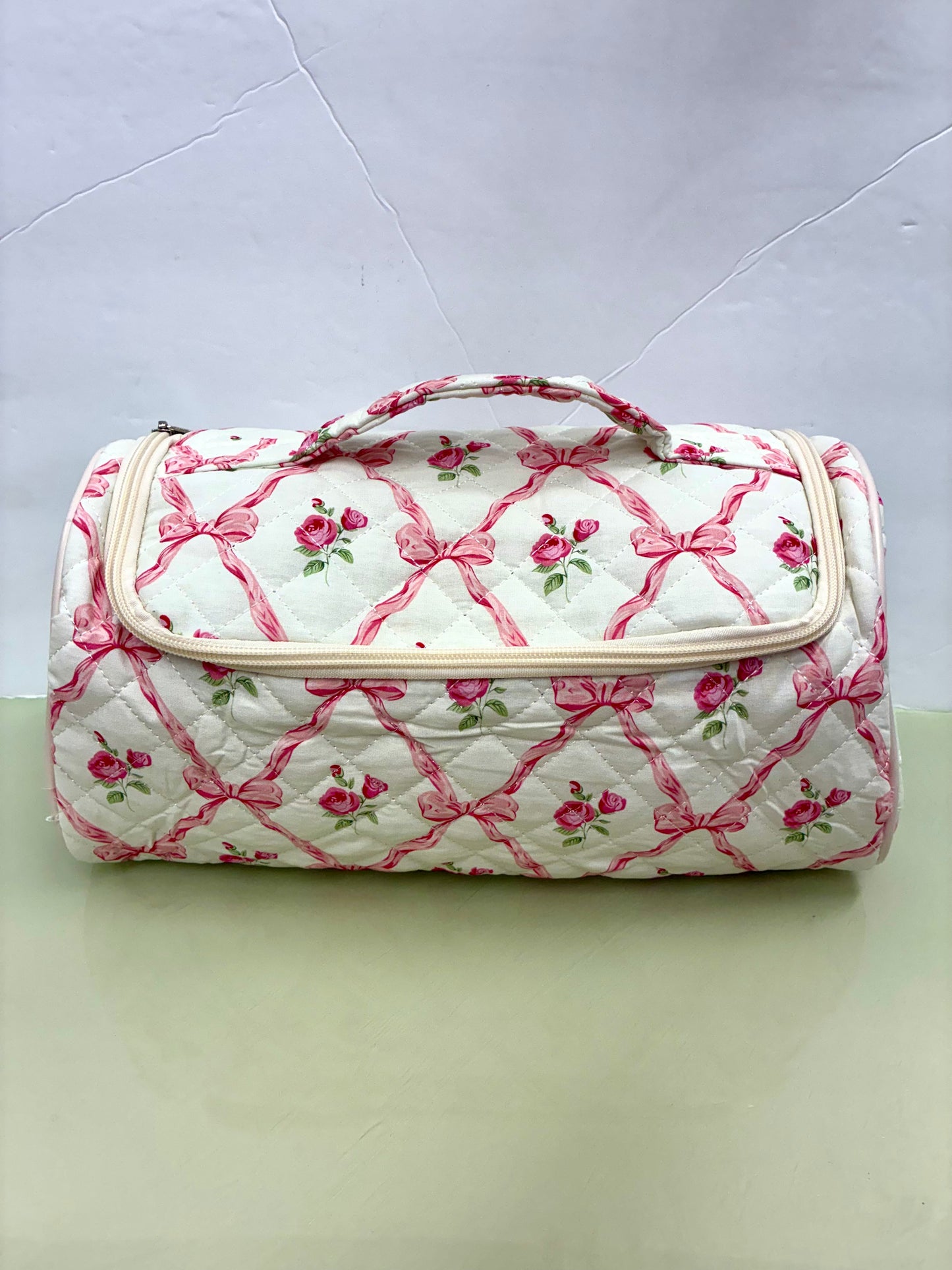 Quilted Makeup & Hair Tools Bag