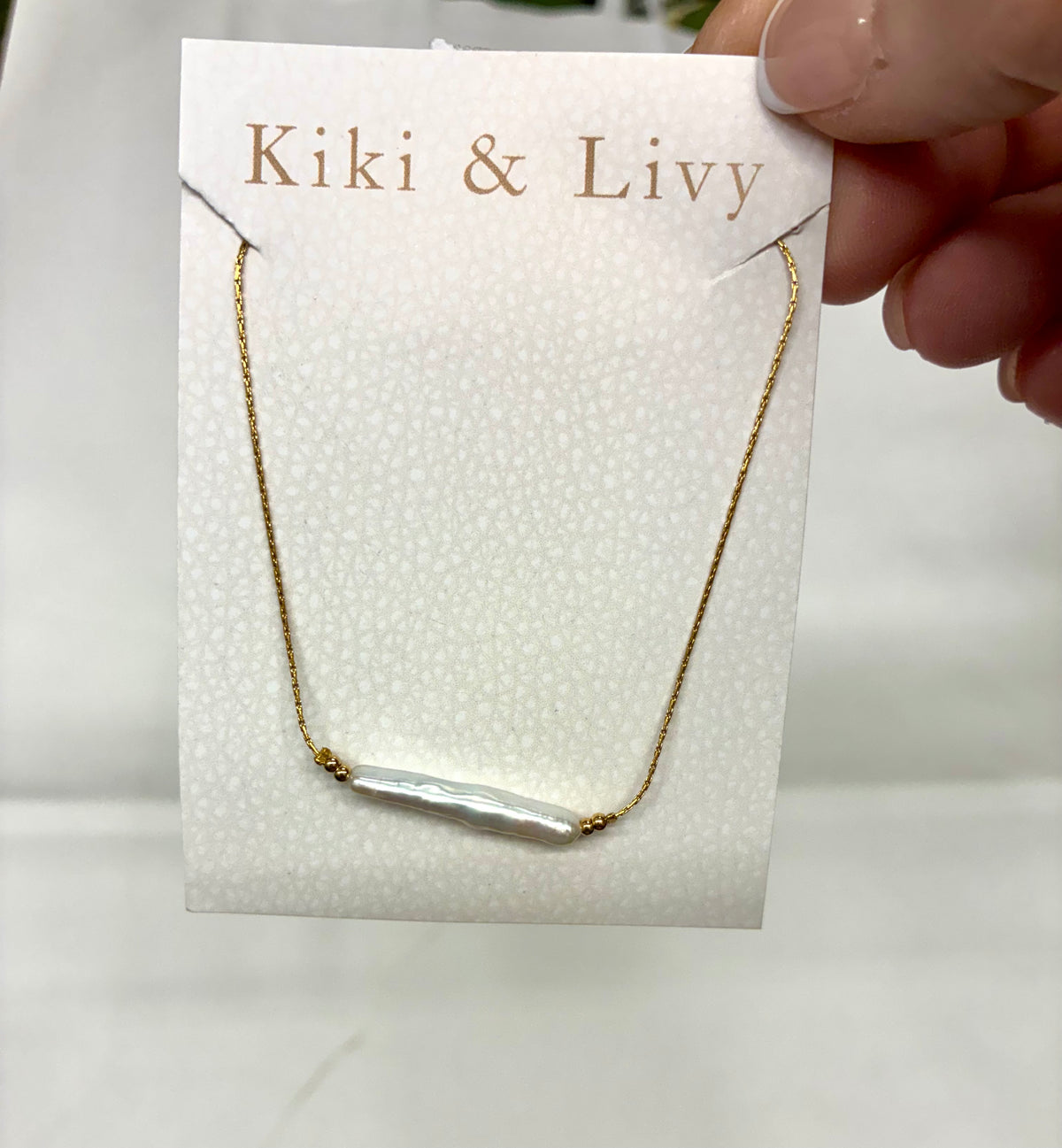 Long Pearl Necklace