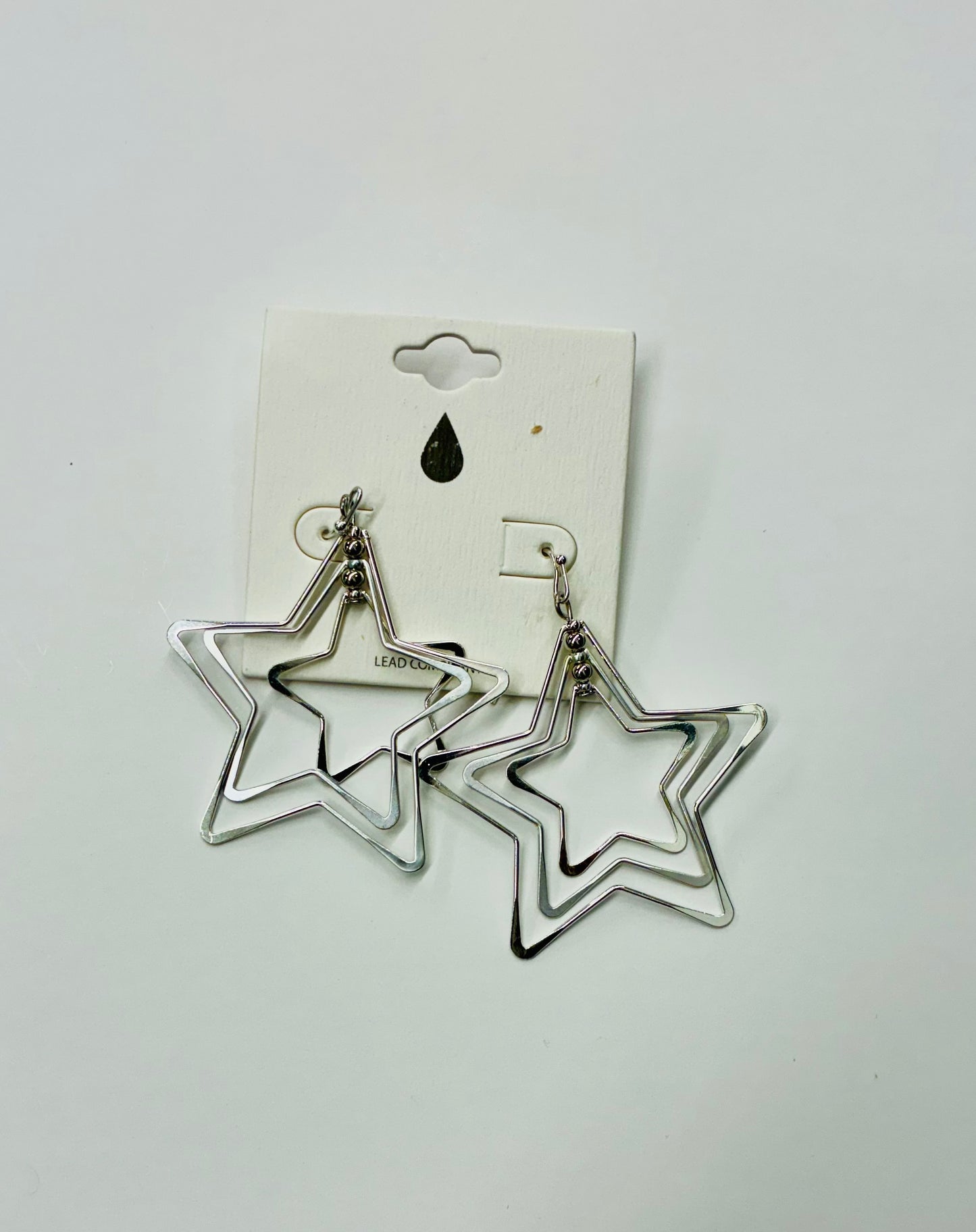 Layered Star Earrings (Silver or Gold)