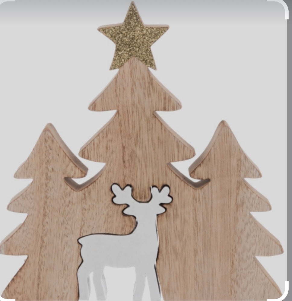 Wood Deer Cutout