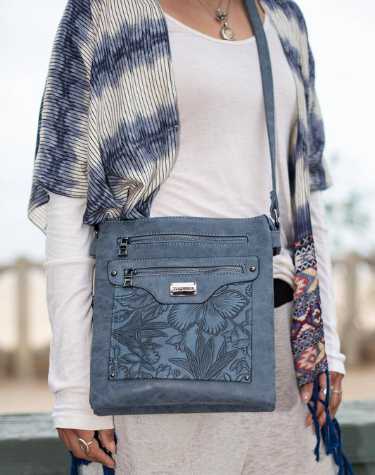Jessica 3305 Crossbody: Navy - Liz Soto