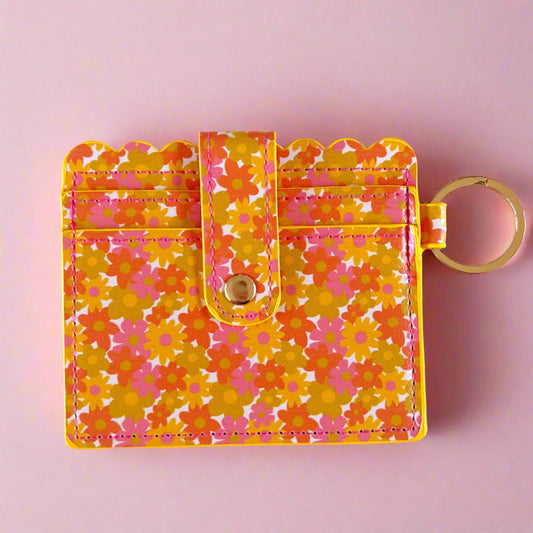 Wallet/Keychains - 60s Florals