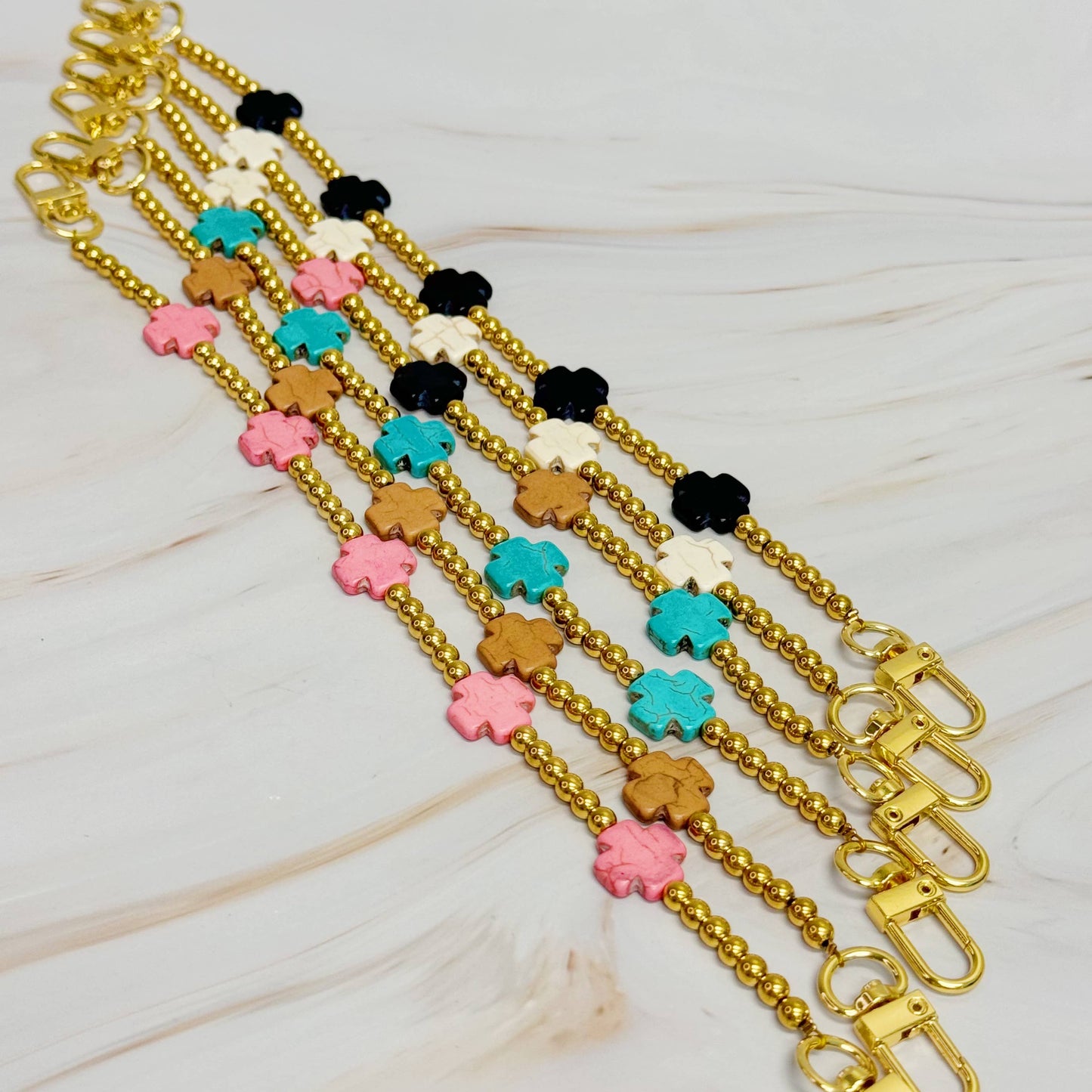 Blessed In Colors Phone Wrist Lanyard: Taupe