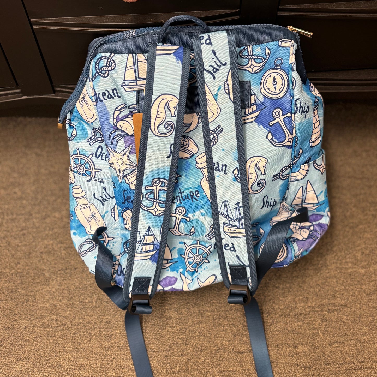 Durable and Stylish Women’s Cooler Backpack w/ Set Sail Design