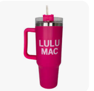 Lulu Mac Morgan 40oz Tumbler Hot Pink