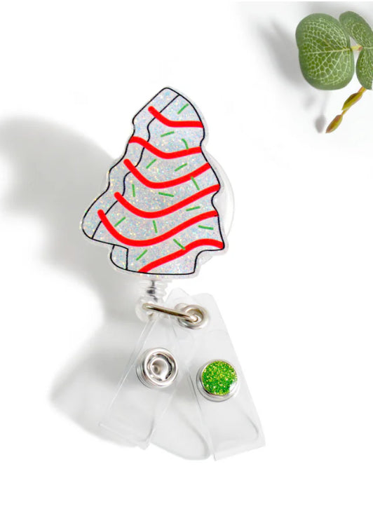 Christmas Cake - Badge Reel