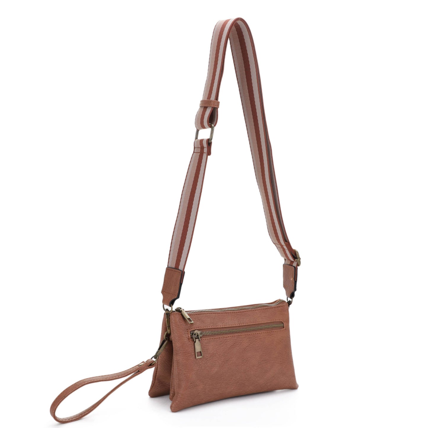 Liz Soto Chloe 3317 cross body or wristlet: Almond