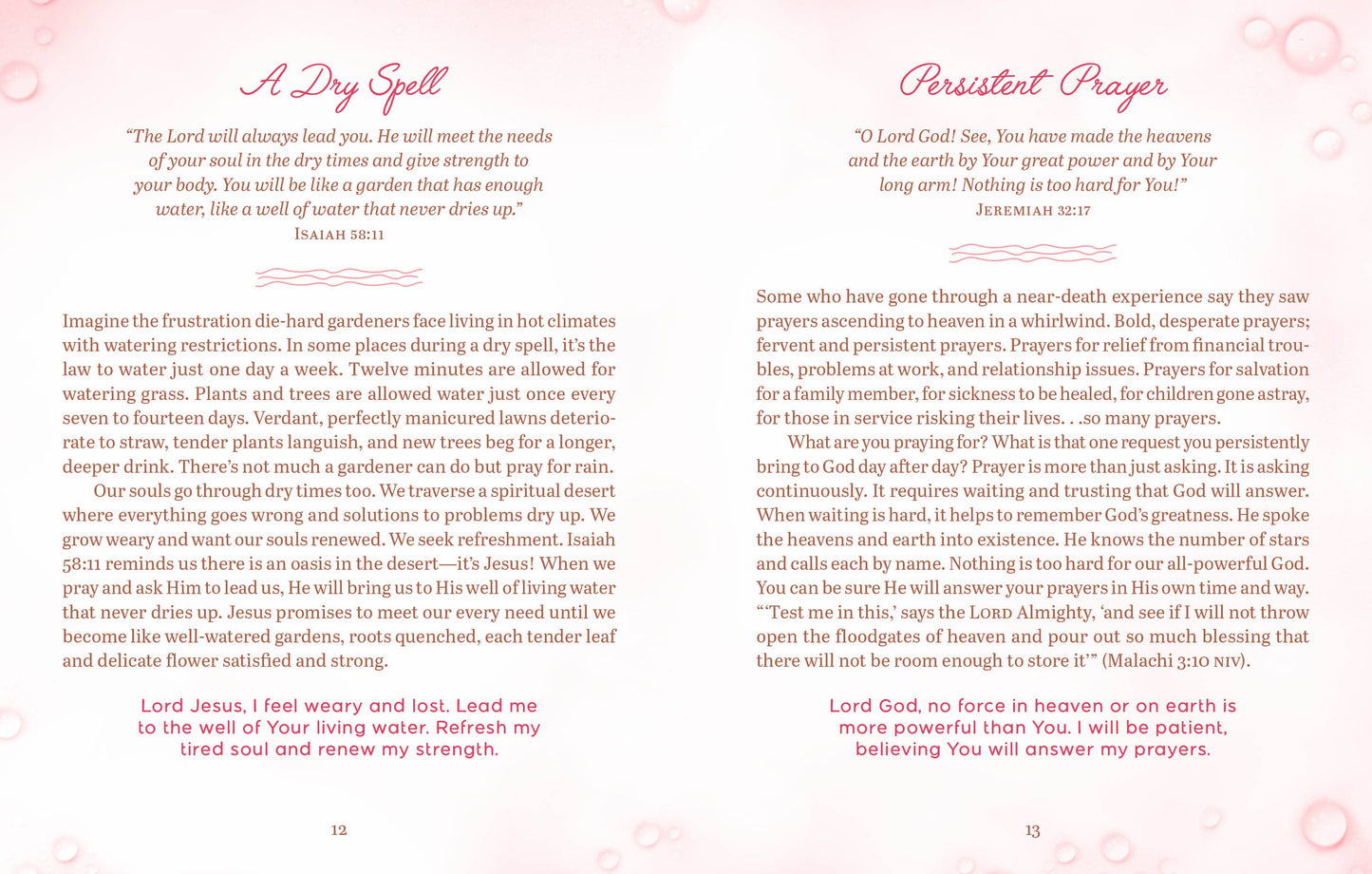 Living Water: Devotional Refreshment for a Woman's Soul