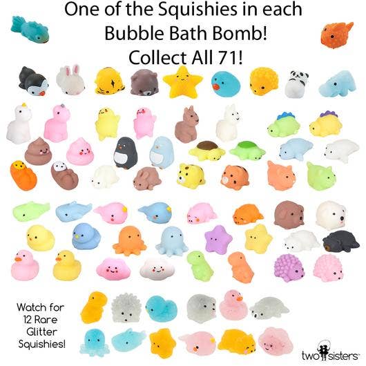 Squishy Kids Bath Bombs Gift Set with Toys Inside – 1 Pack