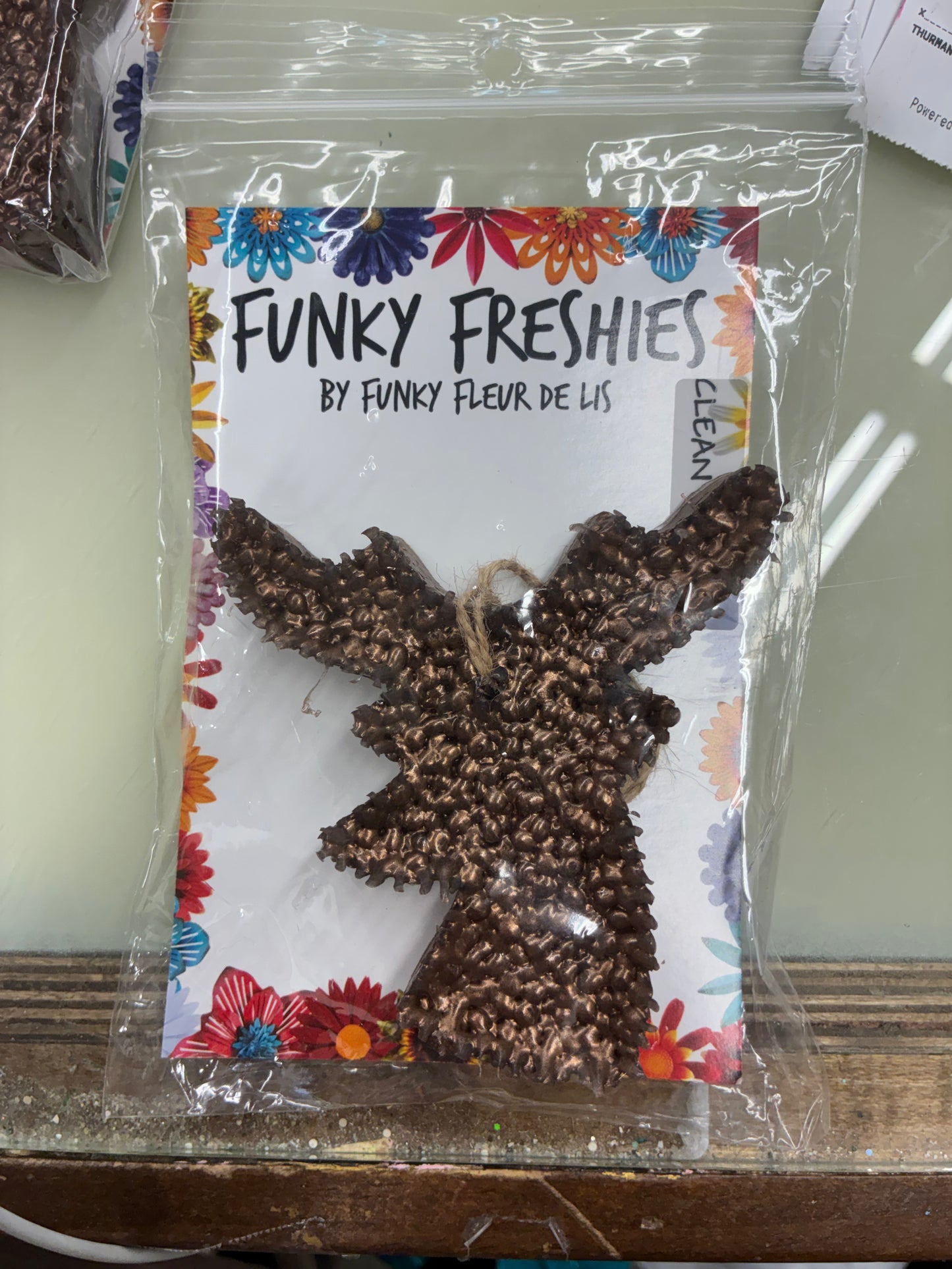 Funky Freshies Brown Deer Head Clean Cotton Scent