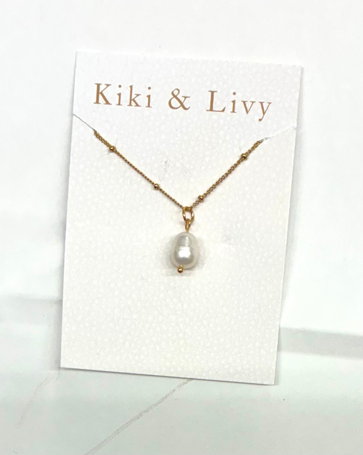 Single Strand Pearl Necklace