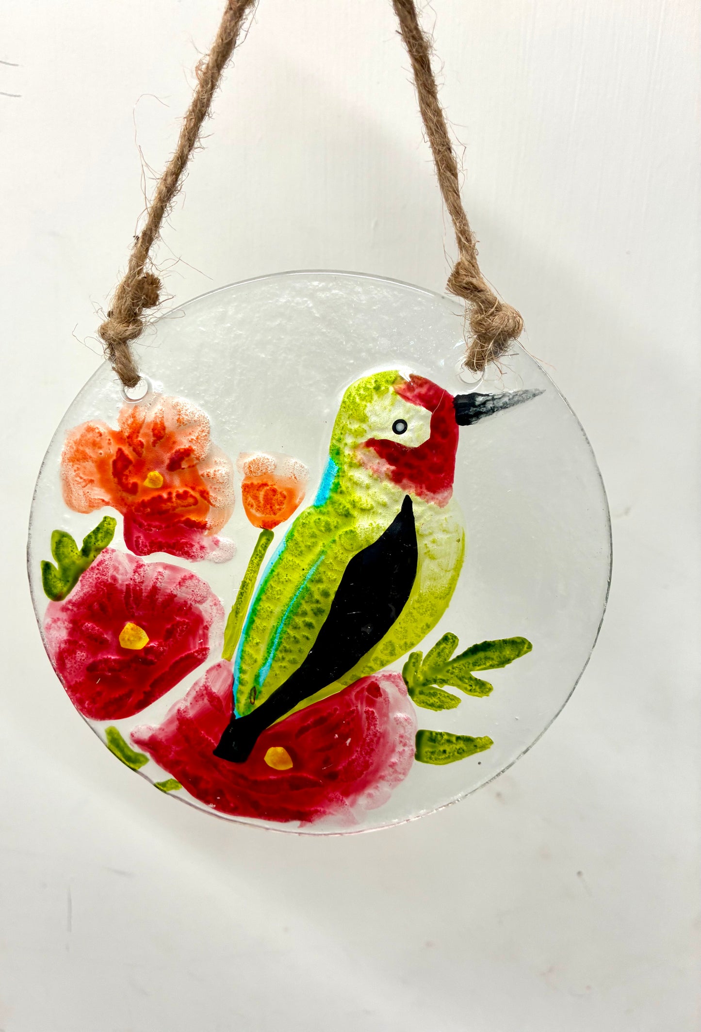 Pollinator Garden Sun Catcher Pollinator Garden Suncatcher, Hummingbird, 5.5"