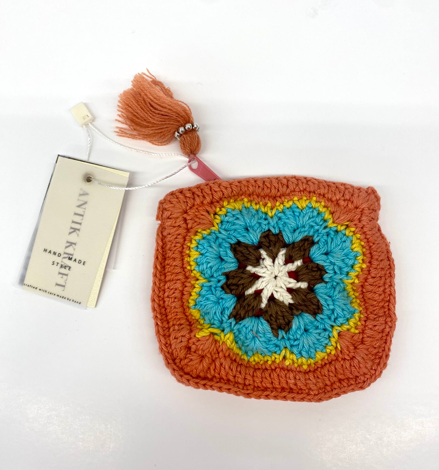 Rochelle Crochet Flower Coin Pouch