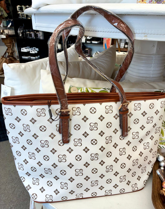 CM Vegan Leather Tote Bag