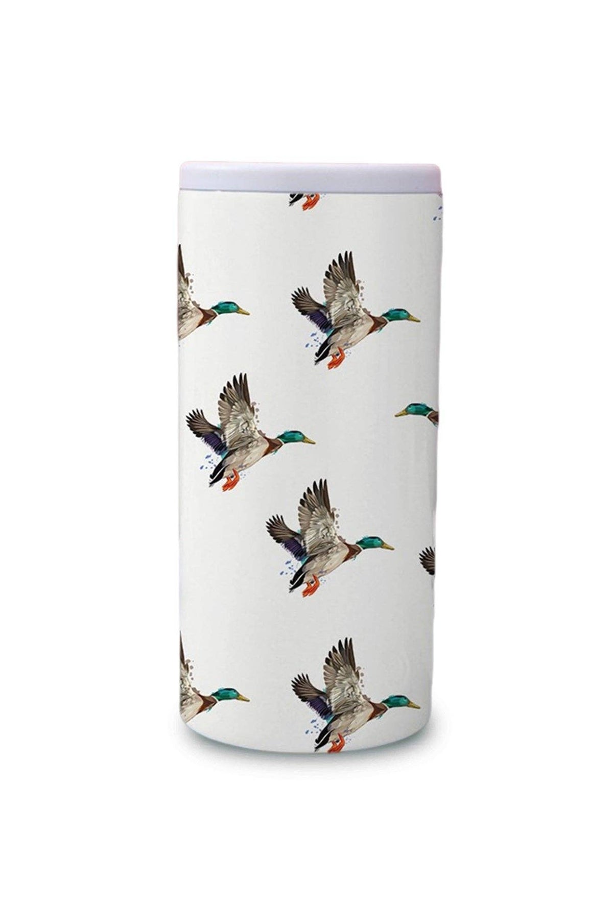 Hard Cooling Can in White - Mallard Duck