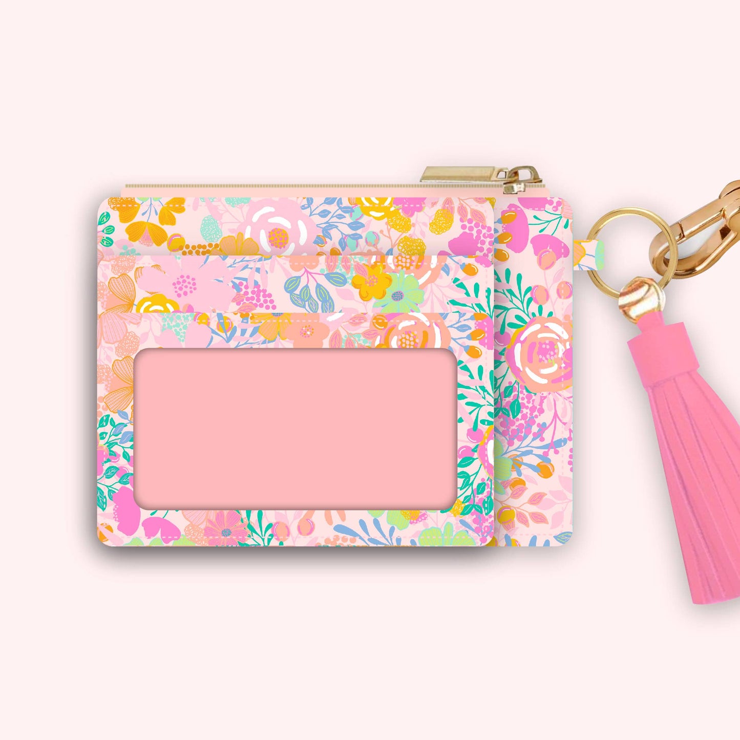Wallet Keychain | Blush Rainbow Forest